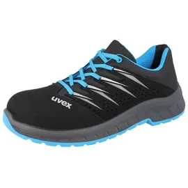 Uvex Halbschuh schwarz/blau uvex 2 trend, S1, 45