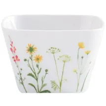 Kahla 206010A76875C Five Senses Wildblume kleine Schale eckig 6x6 cm | Schälchen mit Blumenmotiv aus Porzellan