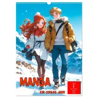 Calvendo Manga - ein cooles Jahr (Wandkalender 2026 DIN