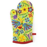 Excelsa Mexican Flowers Ofenhandschuh, Einheitsgröße, Futter 100% Baumwolle, Füllung aus Polyester