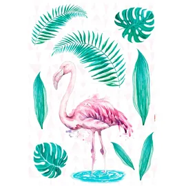 KOMAR Wandtattoo Flamingo 50 x 70 cm
