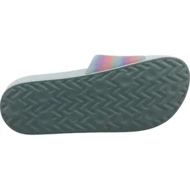 KangaROOS K Shine Slides, Mint/Rainbow, 31 EU