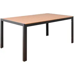 HOME DELUXE Gartentsich CANTOS SEDIA 150 x 90 cm |Gartenmöbel, Loungemöbel, Aluminiumtisch, Balkontisch