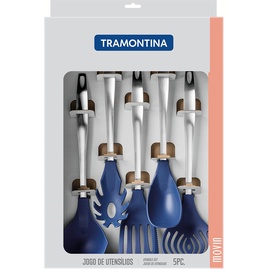 Tramontina Movin Küchenhelfer-Set, 5-teilig, blau