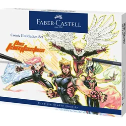 FABER-CASTELL Comic Illustration Set 15teilig