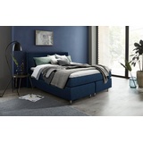 INOSIGN Boxspringbett »Zahara«, blau