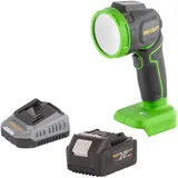 Pro Craft Procraft, Arbeitsleuchte, LL18bb Akku LED Strahler 20 V 300 lm + 1x Akku 4,0 Ah + Ladegerät (300 lm)