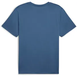 Puma Tad Essentials Solid Small Cat Trainingsshirt dunkel indigo S