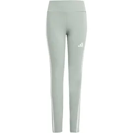 adidas ESSENTIALS 3 STRIPES Leggings Wonder Sage/white 164