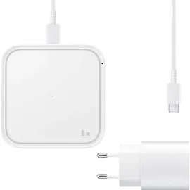 Samsung Wireless Charger Pad mit Schnellladeadapter EP-P2400T White