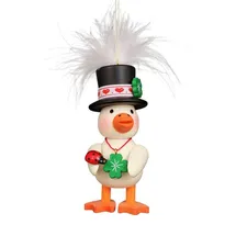 Christian Ulbricht Osterschmuck Federentlein Viel Glück - 10 cm