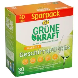 fit Grüne Kraft 30er-Pack Geschirrspültabs »Alles-in-1«