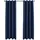 vidaXL Verdunkelungsvorhang Ösen 140 x 175 cm blau 2 St.