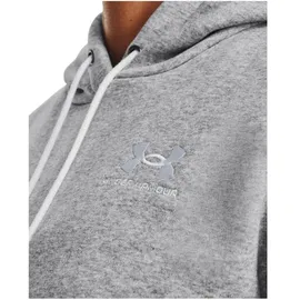 Under Armour Essential Fleece Hoodie Damen 011 mod gray light heather/white L