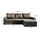 masseno Eckcouch Polyester 2-Sitzer Grün
