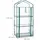 Relaxdays Gewächshaus Kunststoff Grün/PVC 0 mm 0,24 m2