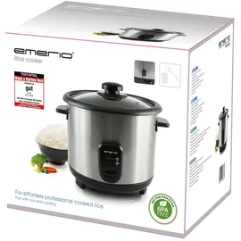 EMERIO RCE-110118 Reiskocher Edelstahl Schwarz