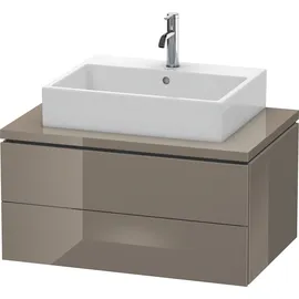 Duravit L-Cube 82x54,7cm, f Gr hgl, f Kons, 2 Schub.