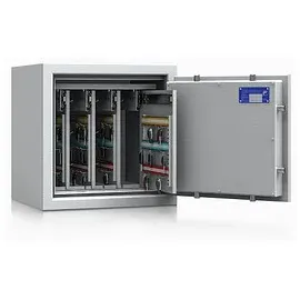 ISS safe4key Schlüsseltresor grau mit 144 Haken Doppelbartschloss