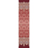 BASSETTI RAGUSA Foulard aus 100% Baumwolle in der Farbe Bordeaux R1, Maße: 180x270 cm
