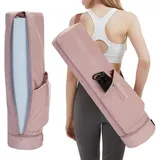 luxuskollektion Yogatasche Damen Nassfach Flaschentasche Reißverschluss Schultergurt