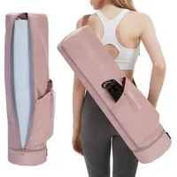 luxuskollektion Yogatasche Damen Nassfach Flaschentasche Reißverschluss Schultergurt
