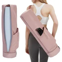 luxuskollektion Yogatasche Damen Nassfach Flaschentasche Reißverschluss Schultergurt