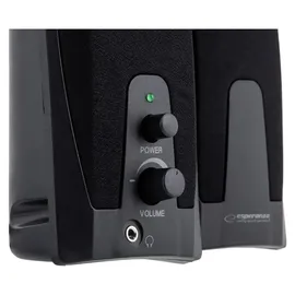 Perfect Choice Esperanza EP110, 2-Wege, Kabelgebunden, 6 W, Schwarz