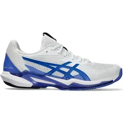ASICS Herren Tennisoutdoorschuhe SOLUTION SPEED FF, WHITE/TUNA BLUE, 44