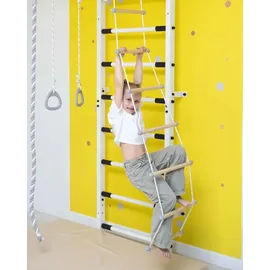 JEFlex Verstärkte Sprossenwand ClimbMaxx M8 - weiß - Weiß