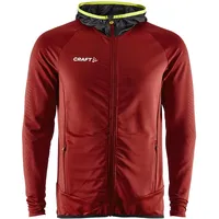 Craft EXTEND Kapuzen-Trainingsjacke Herren 488000 - rhubarb M