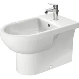 Duravit No.1 Standbidet, mit Überlauf, 1 Hahnloch, 365x650mm, Back to wall, weiß,