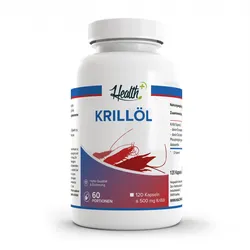 HEALTH+ Krill-Öl Kapseln. 120 Kapseln EINHEITSFARBE 86g