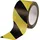 BURMANN Warnmarkierungsband PVC schwarz/gelb 66 m x 60 mm