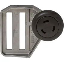 Hörmann Rollenhalter oben, mit Laufrolle, rechts