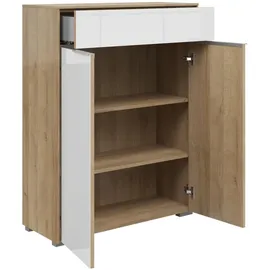 VOLEO Kommode 81 x 110 x 37 cm Weiß