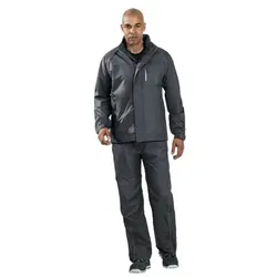 Wetter- und Kälteschutzjacke Monsun 1472 grau, Größe 2XL - grau - 2XL