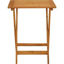 vidaXL 3-tlg. Bistro-Set Beige Stoff und Massivholz