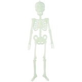 Infactory Nachleuchtendes Deko-Skelett "Spooky Bones", 32 cm, 4er-Set