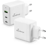 MediaRange 65W Steckdosen-Ladeadapter 2X USB-C 1x USB-A