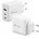 Steckdosen-Ladeadapter 2X USB-C 1x USB-A