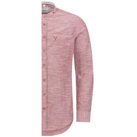 Nübler Trachtenhemd NÜBLER "Trachtenhemd langarm Pius", Herren, Gr. M, EURO, rot, Obermaterial: 100% Baumwolle CO., Hemden Trachtenhemd