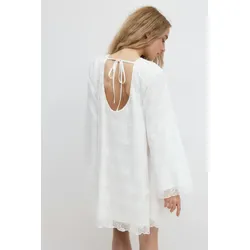 Gina Tricot - Lace dress - minikleider - Weiß - S - Dame - Weiß - S