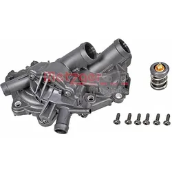 METZGER Thermostat, Kühlmittel Wasserpumpe mit Dichtung für SKODA VW SEAT AUDI 04E121116C 4006447