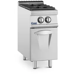 Royal Catering Gasherd - 7,2 kW - 2 Brenner - Unterschrank -