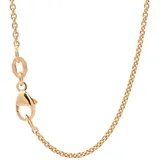HOPLO Goldkette Goldkette Ankerkette Länge 45cm - Breite 1,5mm - 750-18 Karat Gold, Made in Germany goldfarben 45 cm Damengröße