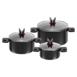 BALLARINI Click & Cook Topf-Set 3-tlg.
