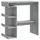 vidaXL Bartisch mit Regal 100 x 50 x 101,5 cm Grau