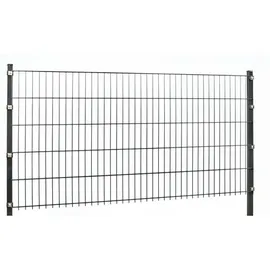 Floraworld Doppelstab-Mattenzaun Comfort 201 x 103 cm anthrazit