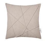 Tom Tailor Washed Kissenhülle mit Waschung, beige - 40x40